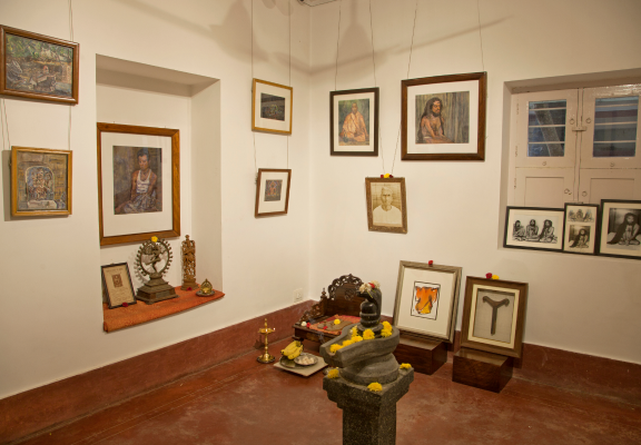 Flower Art Paintings Exhibition in Bangalore - Rumale Art House